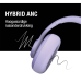 FRESH 'N REBEL Clam Ace Draadloze Koptelefoon met Noise Cancelling Hoofdtelefoon Paars