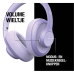 FRESH 'N REBEL Clam Ace Draadloze Koptelefoon met Noise Cancelling Hoofdtelefoon Paars