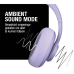 FRESH 'N REBEL Clam Ace Draadloze Koptelefoon met Noise Cancelling Hoofdtelefoon Paars