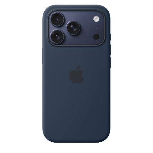 APPLE Silicone MagSafe Telefoonhoesje voor Apple iPhone 17 Pro Middernacht