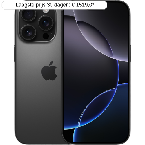 APPLE iPhone 16 Pro - 512 GB Zwart Titanium