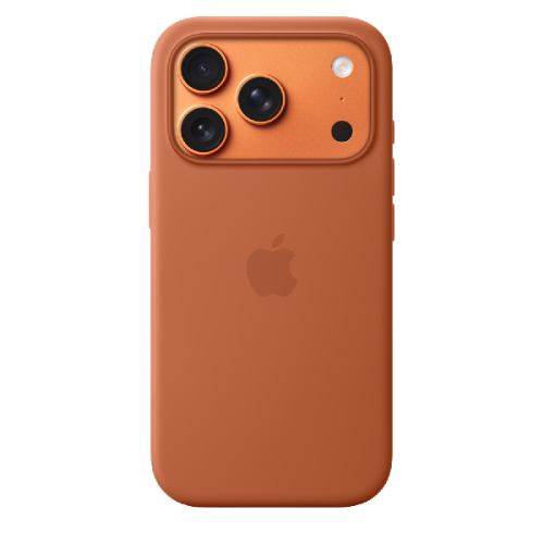 APPLE Silicone MagSafe Telefoonhoesje voor Apple iPhone 17 Pro Terracotta