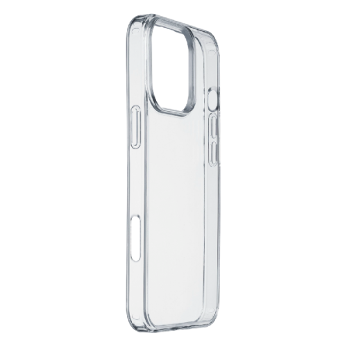 CELLULARLINE Clear Duo Telefoonhoesje voor Apple iPhone 16 Pro Transparant
