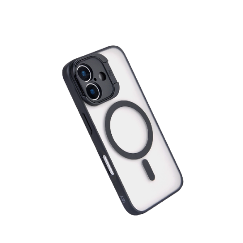 ISY ISC-2451 MagISY Cover voor Apple iPhone 16 Smokey black