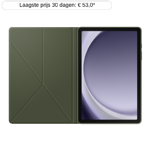 SAMSUNG Galaxy Tab A9 Plus Bookcover Zwart