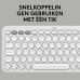 LOGITECH Pebble Keys 2 K380s Bluetooth-toetsenbord voor meerdere apparaten - Wit