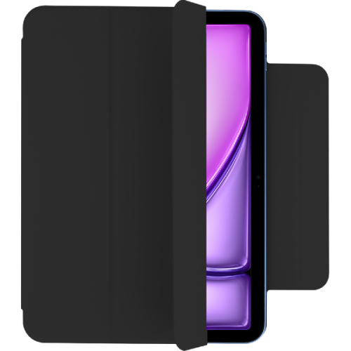 JUST IN CASE Magnetic TriFold Case Apple iPad Air 11 2025 / iPad Air 11 2024 - Zwart Beschermhoes  Zwart