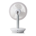DOMO Tafelventilator 'My Fan' - Ø 18 cm - 4 standen - oplaadbaar Tafelventilator Wit