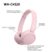 SONY WH-CH520 Draadloze on-ear Koptelefoon Roze