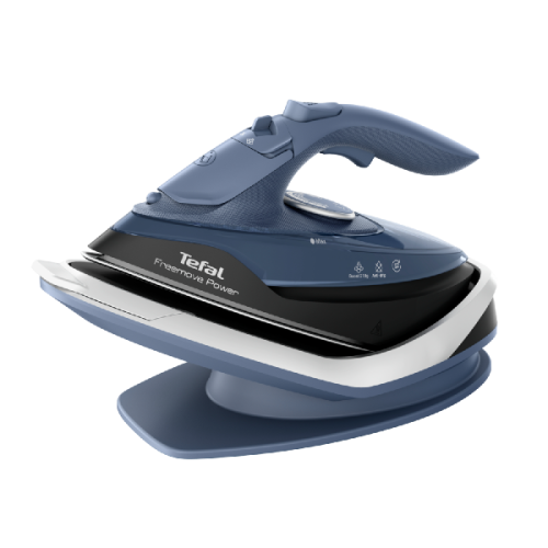 TEFAL FV6675 Freemove Power Draadloos Stoomstrijkijzer Blauw