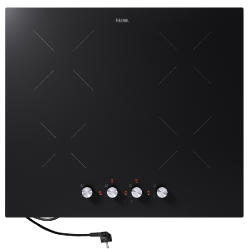 ETNA KIS560KZT  Kookplaat - Vrijstaand - Inductie - 1-fase (normale stekker) - breedte 59 cm