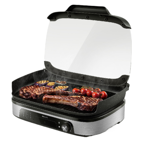 PHILIPS HD6212/90 Grillplaat Zwart