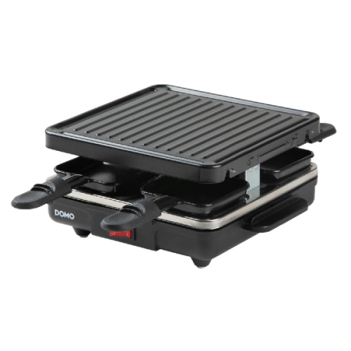 DOMO Raclette-grill 'Just us' - 4 P - 600 W Raclette-grill Zwart