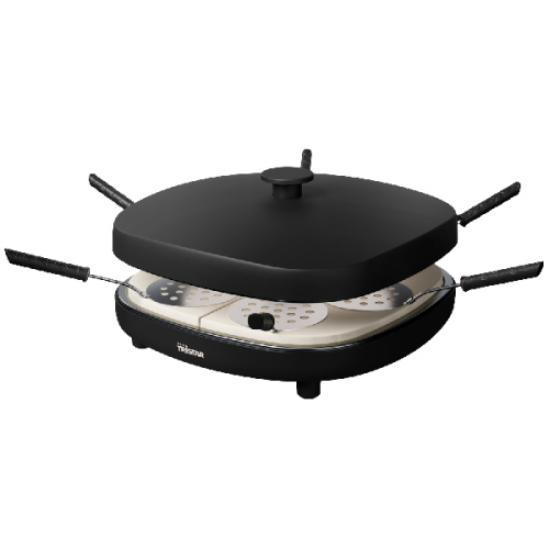 TRISTAR PZ-9176 Pizza Family 6 Grill pans Zwart 1200 W