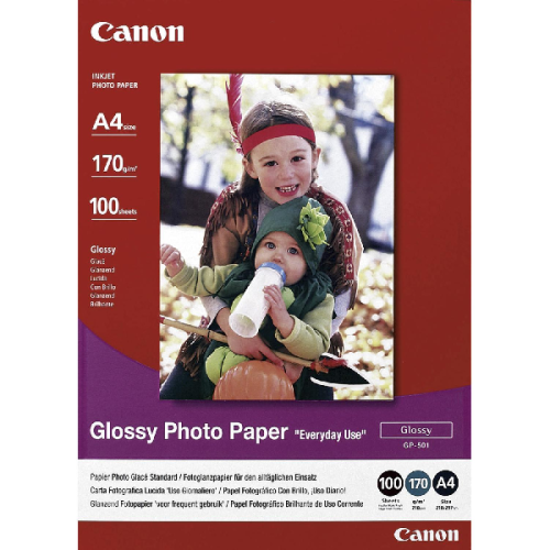 CANON GP-501 Glossy A4 Fotopapier 200g/m² (100 vel)