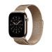 APPLE 46mm Milanese Loop - M/L Horlogebandje Gold