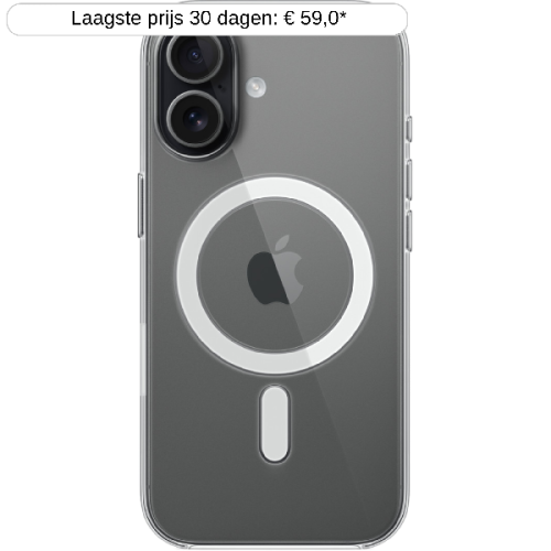 APPLE Clear met MagSafe Telefoonhoesje voor Apple iPhone 17 Transparant