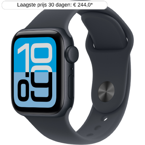 APPLE Watch SE 3 GPS - 40mm Midnight Aluminium Case - Midnight Sport Band - S/M Smartwatch Midnight