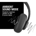 FRESH 'N REBEL Clam Ace Draadloze Koptelefoon met Noise Cancelling Hoofdtelefoon Grijs