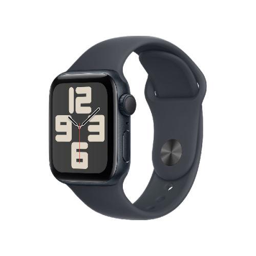 APPLE Watch SE GPS 40mm Midnight Sport Band S/M Smartwatch Midnight Aluminium