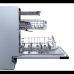 KOENIC KDW 6051-1 C Inbouwvaatwasser - Volledig geïntegreerd - 14 couverts - 42 dB(A)