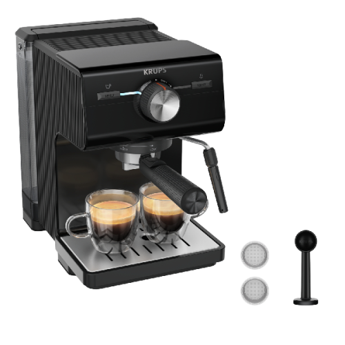 KRUPS XP3818 Authentic C50 Pistonmachine Pistonmachine Zwart