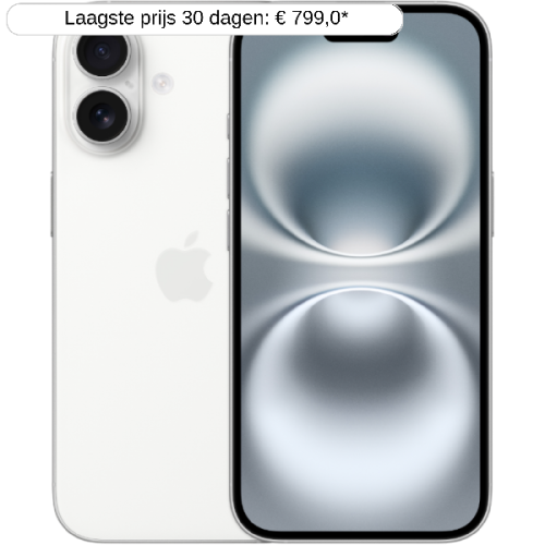 APPLE iPhone 16 5G - 128 GB Wit