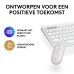LOGITECH Pebble 2 Combo Wit -  Draadloos Toetsenbord en Muis