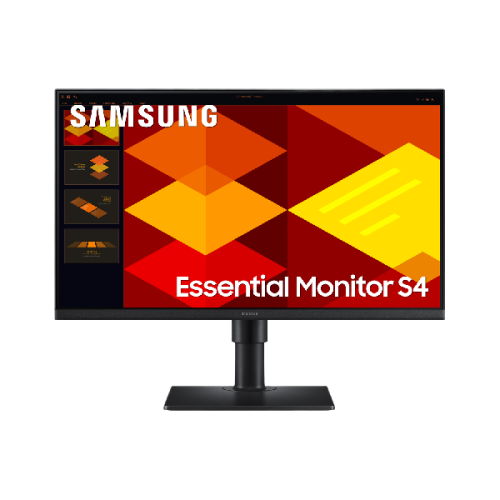 SAMSUNG Essential Monitor S4 LS27D402GAUXEN - 27 inch - 1920 x 1080 (Full HD) - IPS-paneel - in hoogte verstelbaar