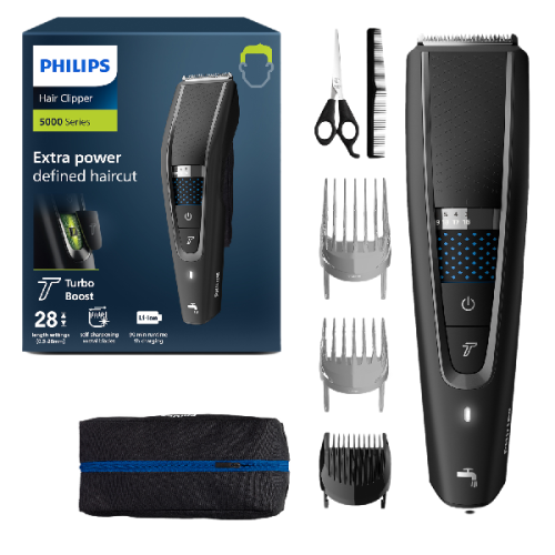 PHILIPS HC5632/15 5000 Series Tondeuse Zwart