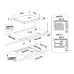 WHIRLPOOL WL B4060 CPNE  Kookplaat - Inbouw - Inductie - 2-fasen (Perilex) - breedte 59 cm