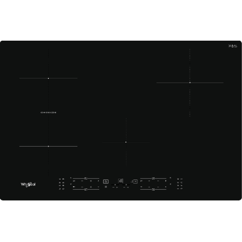 WHIRLPOOL WB B4877 NE  Kookplaat - Inbouw - Keramisch - 2-fasen (Perilex) - breedte 77 cm