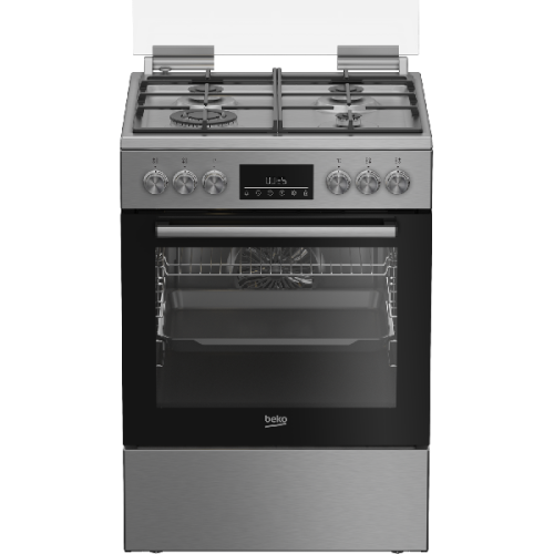 BEKO FBE6133XSNL - AeroPerfect - Fornuis - Gas - breedte 60 cm