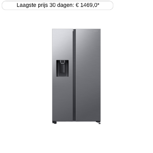 SAMSUNG  RS65DG5403S9EF -  Amerikaanse koelkast - breedte 91.2 cm - hoogte 178 cm - inhoud 635 l - NoFrost