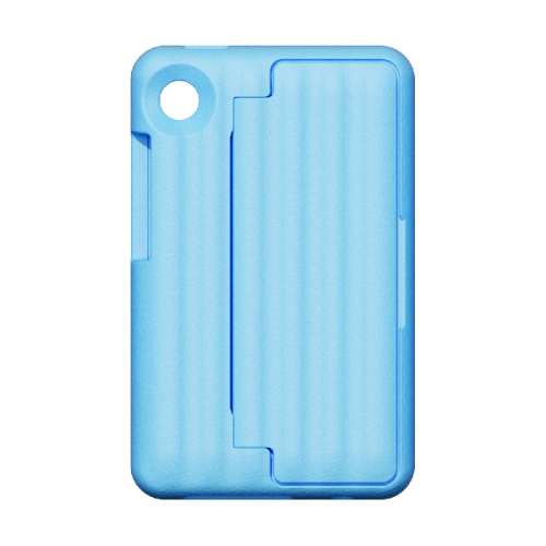 SAMSUNG Galaxy Tab A9+ Puffy Cover Beschermhoes Blauw