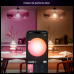 PHILIPS HUE Essential starterkit, wit en gekleurd licht, 1 Bridge, 3 E27-fitting lampen 