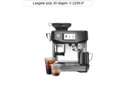 SAGE the Barista Touch Impress Cold Pistonmachine Black Stainless Steel