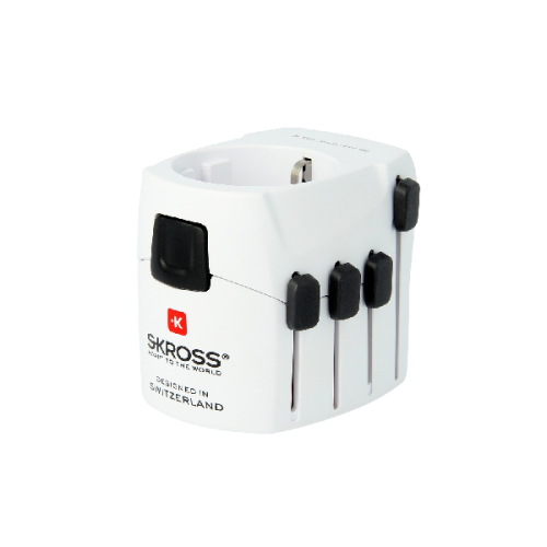 SKROSS WLD TRAV GROUND PLUGS 7.0 AMP WIT