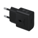 SAMSUNG 25W Power Adapter met USB-C-naar-USB-C-kabel Zwart Thuislader