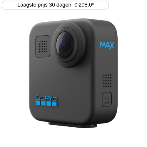 GOPRO MAX360 Actioncam Zwart