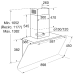 ETNA AD690ZT  - Afzuigkap (Muur bevestigde kap) - breedte 89.8 cm - 770 m³/h