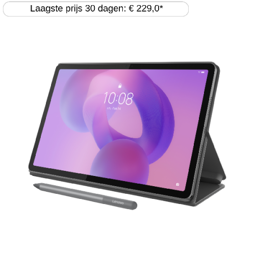 LENOVO Idea Tab + Folio Cover + Pen - 11 inch - 128 GB - Grijs - Wifi