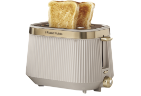 RUSSELL HOBBS Brontë 2 Snedes Broodrooster Stone Broodrooster Beige