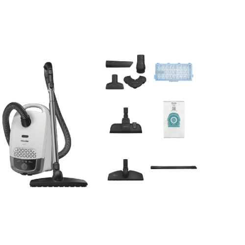 MIELE Guard S1 Parquet Flex Stofzuiger met zak Briljantwit