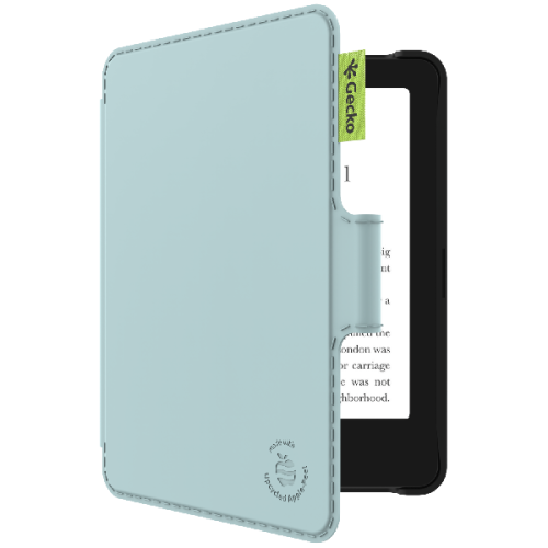 GECKO Cover Kobo Clara Colour & BW / Tolino Shine Color Apple Peel Leather Dawn Blauw