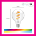 WIZ Globe Filament E27 - Gekleurd en wit licht - Slimme ledlamp Transparant