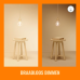 WIZ Globe Filament E27 - Gekleurd en wit licht - Slimme ledlamp Transparant
