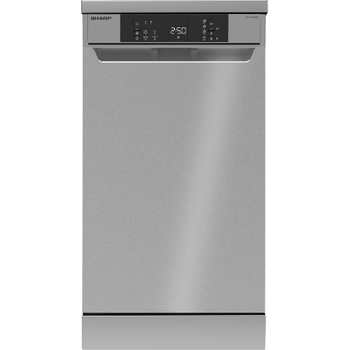 SHARP QWNS1CF49ESEU Vaatwasser - Vrijstaand - 10 couverts - 49 dB(A)