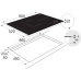 ETNA KIF890ZT  Kookplaat - Inbouw - Inductie - 2-fasen (Perilex) - breedte 90 cm