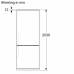 BOSCH  KGN39AIAU -  Koel-vriescombinatie - breedte 60 cm - hoogte 203 cm - inhoud 363 l - NoFrost